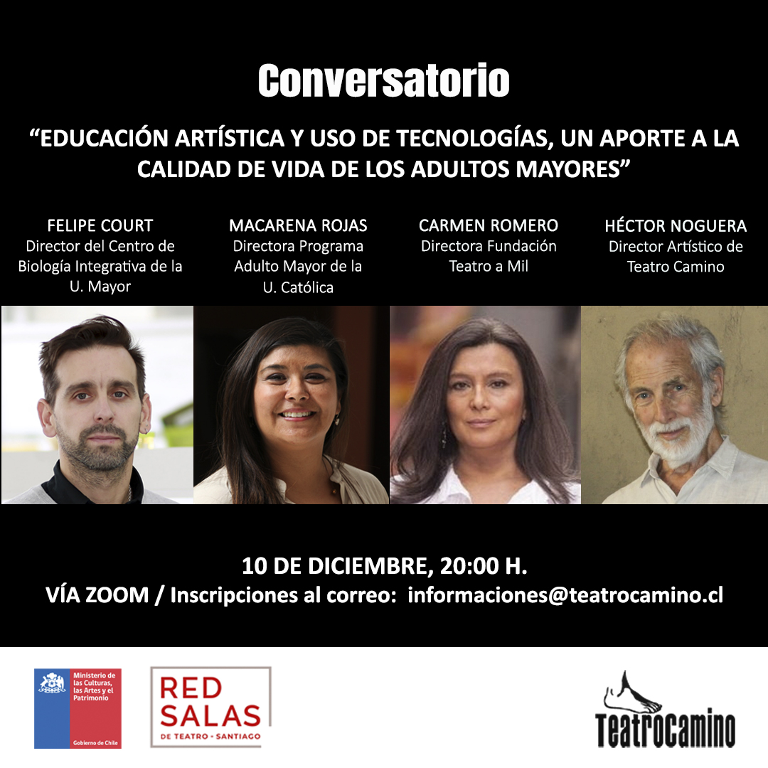 Teatro Camino organiza conversatorio Educación artística y uso de